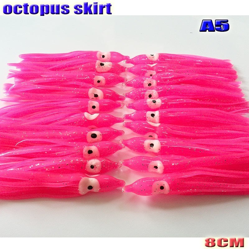 2018new fishing sotf octopus skirts fishing accessories octo 鲜花速递/花卉仿真/绿植园艺 花艺材料 原图主图