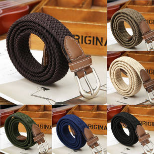 Woven Braided Women 速发6 Buckle Men Elastic Fashion Colors