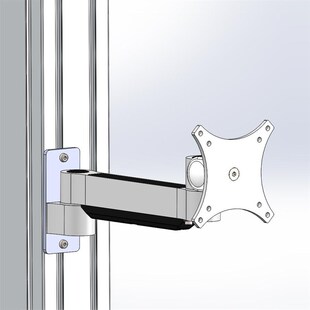 壁挂显示器支架30604080铝型材电脑支架机工业机柜屏幕机械支架臂