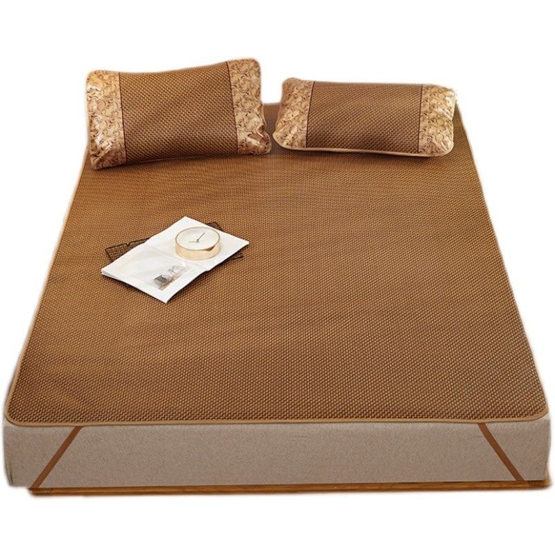 新夏季软凉席裸睡1.8m床可折叠草席学生宿舍单人竹席子家用冰丝藤,床上用品,冰丝席,淘宝优惠券,粉丝福利购,淘宝优惠卷