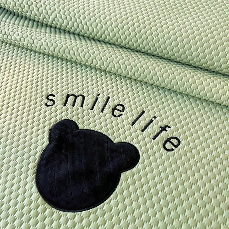 夏季冰丝豆豆凉席单件夏天空调席三件套纯色单人夏凉床垫软垫家用,床上用品,冰丝席,淘宝优惠券,粉丝福利购,淘宝优惠卷