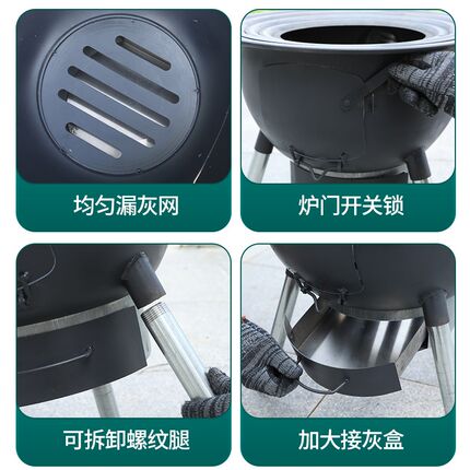 柴火炉农村烧木柴家用户外炉具简易大锅灶无烟铁锅灶台柴火灶炉子