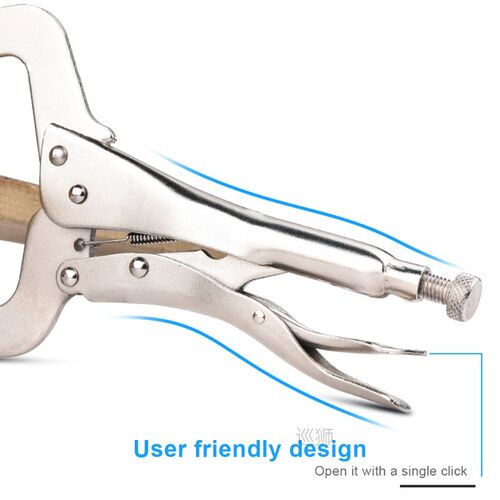 C Clamp Weld Clip Woodwork Fix Plier Pincer Tong Tenon Locat