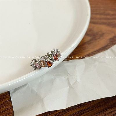 推荐zircon open ring niche cold wind index finger ring ring