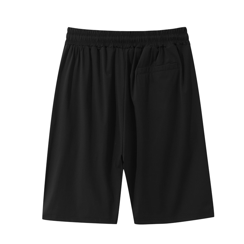 冰丝套装短袖t恤夏季速干休闲男士加肥加大码青少年夏季运动短裤