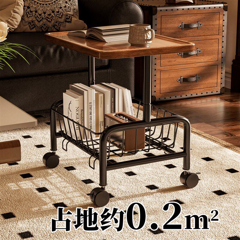 沙发边几可移动客厅小推车置物架带轮奶油风小茶几家用简易小桌子,住宅家具,移动边几/推车,淘宝优惠券,粉丝福利购,淘宝优惠卷