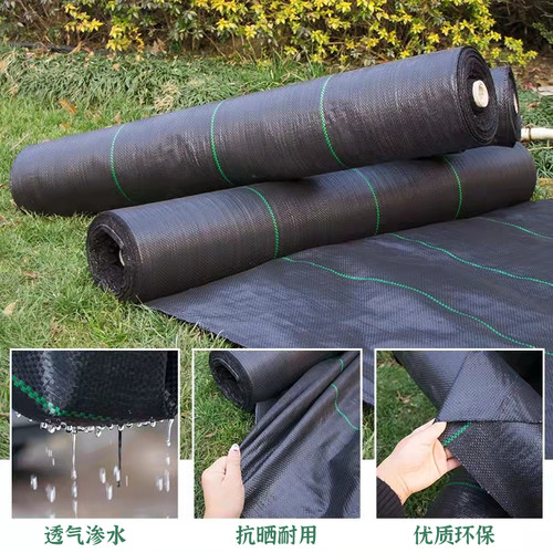 农用防草布除草布园艺地布钉果园果树耐用加厚盖草布Y地膜透气渗