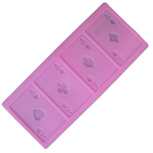 推荐Poker Cards Design Cake Molds 3D Silicone Mold Soap Fond