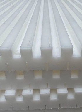 尼龙条黄色底座齿轮按图纸加工长方条打孔固定条20*20 30*30切割