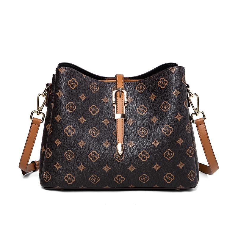 包包女士2025新款包包大容量单肩包老花斜挎包女秋冬妈妈款水桶包,箱包皮具/热销女包/男包,水桶包,淘宝优惠券,粉丝福利购,淘宝优惠卷