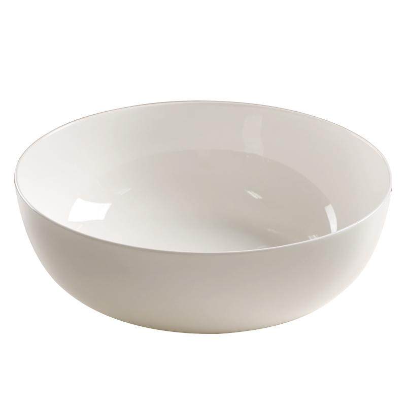 骨瓷12寸大汤碗家用加大号汤盆大容量碗大盆大码餐具陶瓷大碗料理,家装主材,台上艺术碗盆,淘宝优惠券,粉丝福利购,淘宝优惠卷