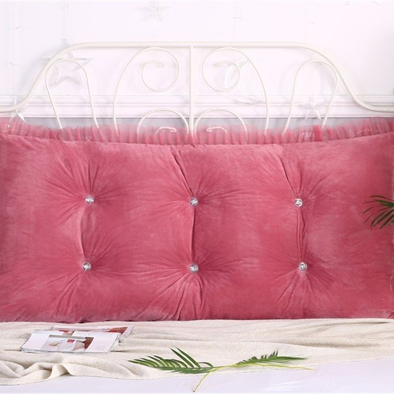 纯色床头靠垫靠背软包靠背垫榻榻米床靠床头垫靠床背卧室简约粉色,居家布艺,床头靠垫,淘宝优惠券,粉丝福利购,淘宝优惠卷