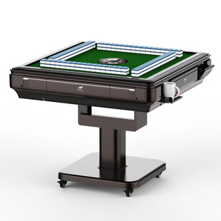 四川成都麻将机全自动折叠麻将桌家用电动低音四口机麻过山车可选