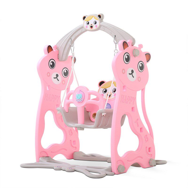 儿童室内荡秋千吊椅宝宝家用滑滑梯秋千户外女小孩1U-3岁婴儿玩具
