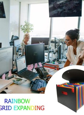 12/24 Pocket Classified File Folder A4 Organizer Portable Bu