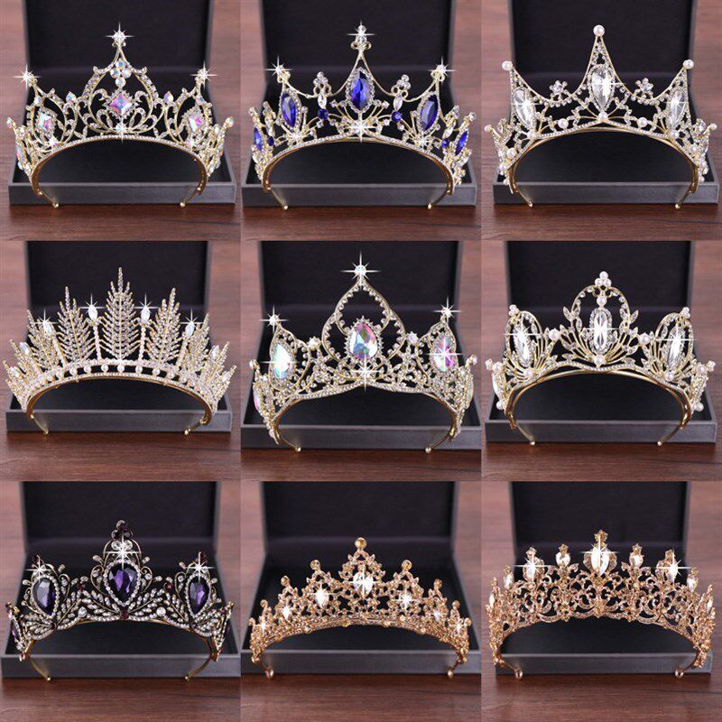 New Wedding Hair Accessories Crystal Tiara For Brides Crown