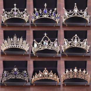Accessories Crystal Tiara New Brides Hair For Crown Wedding