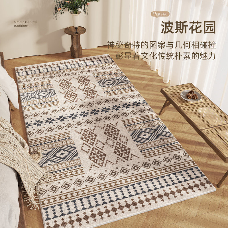 地毯卧室床边毯免洗可擦法式房间茶几地垫大面积全铺沙发毯可机洗,居家布艺,床边毯,淘宝优惠券,粉丝福利购,淘宝优惠卷
