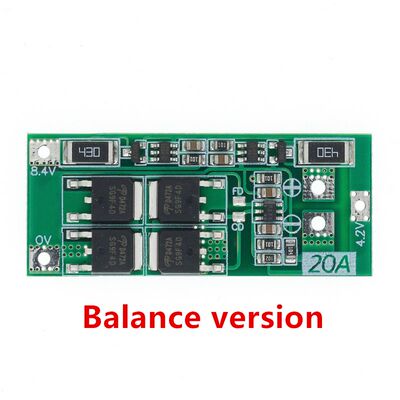 极速2S 20A 7.4V 8.4V 18650 Lithium battery protection board/