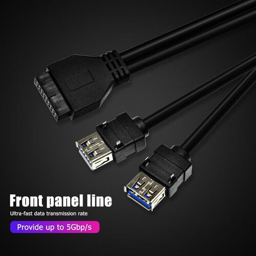 Durable Portable USB 3.0 PC Case Front Panel Cable Adapter C