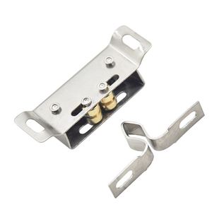 纱窗磁吸纱窗卡扣锁柜门磁吸不锈钢老式 平开固定扣纱窗纱门4个装