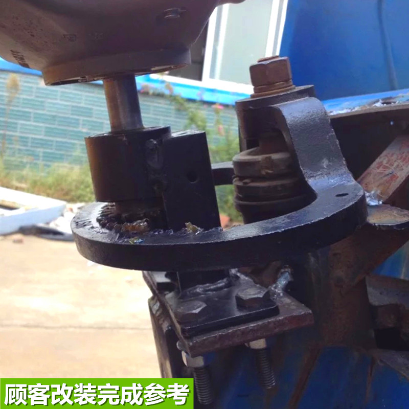 现货通用工程农用矿用三轮车中置齿圈方向机总Q成 手把式改方向盘
