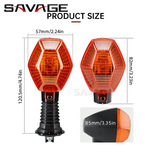 Front Rear Turn Signal Light Bulb Flashing For SUZUKI DL 100