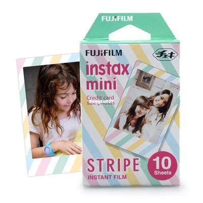 Fujifilm Instakx  ini 8 FilmMStripeMFrame 20pcs Photo For  i