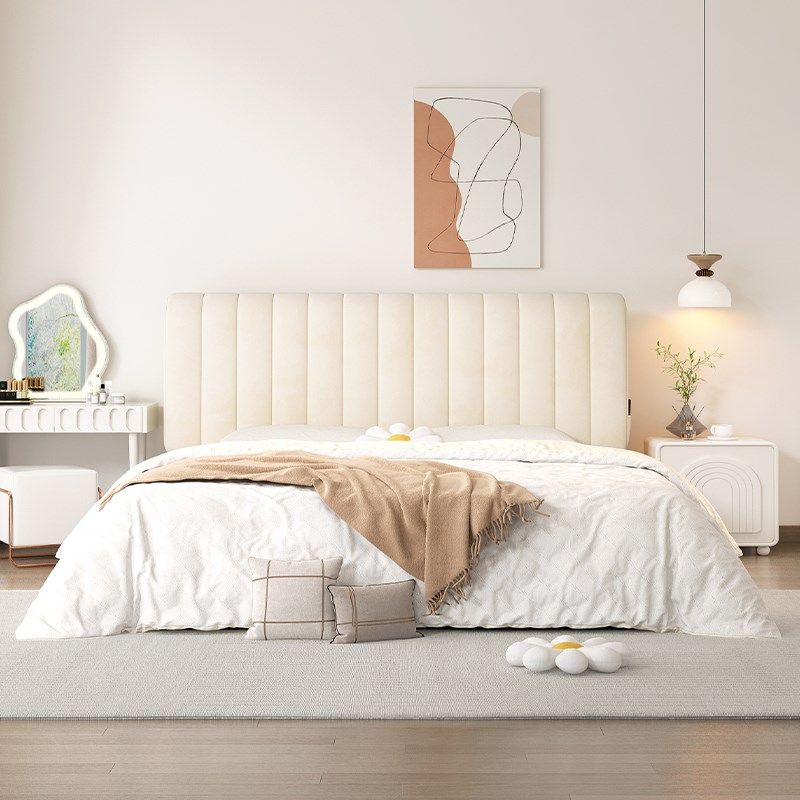 奶油风床头软包靠背2024新款榻榻米万能床靠背垫定制加厚床头靠垫,居家布艺,床头靠垫,淘宝优惠券,粉丝福利购,淘宝优惠卷