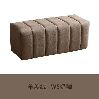 W8软包换鞋沙发凳矮凳长条A家用实木创意小凳子门口客厅小墩