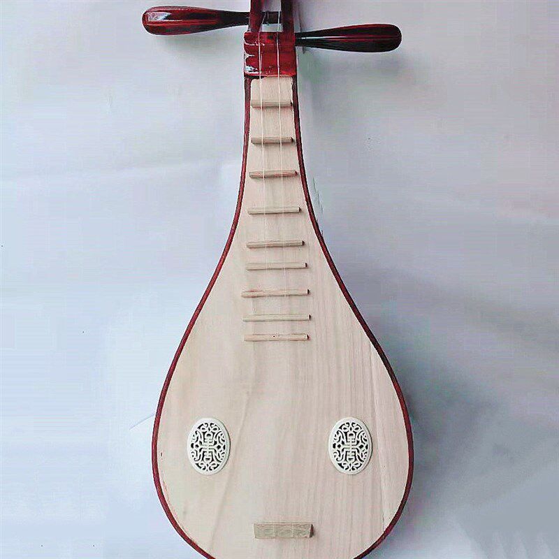 二弦色木民间爱好 土琵琶  爱好者练习琴 业余九品者弹拨乐器