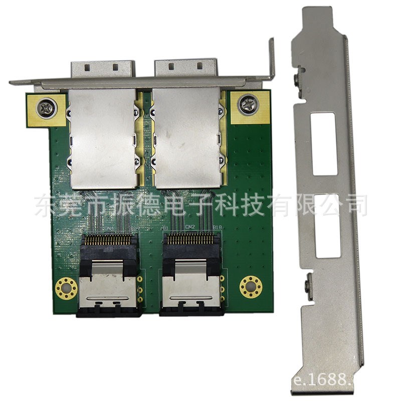 SFF8088-8087 Mini sas26P PCI 高M 档板服务器阵列卡背板转接板