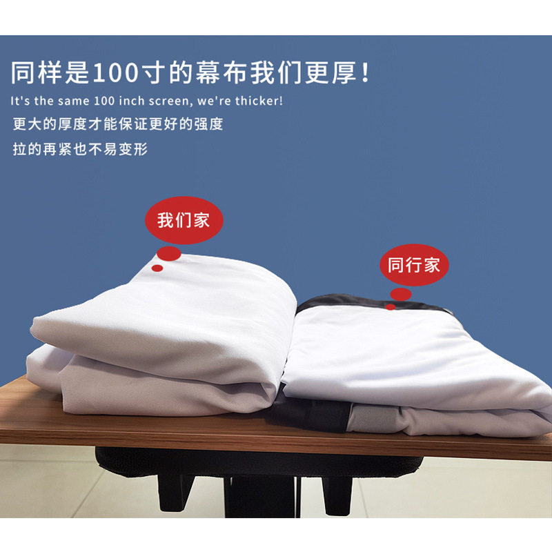 现货户外电影幕布老式露营电影幕100/200/300寸影V子舞皮影戏投影