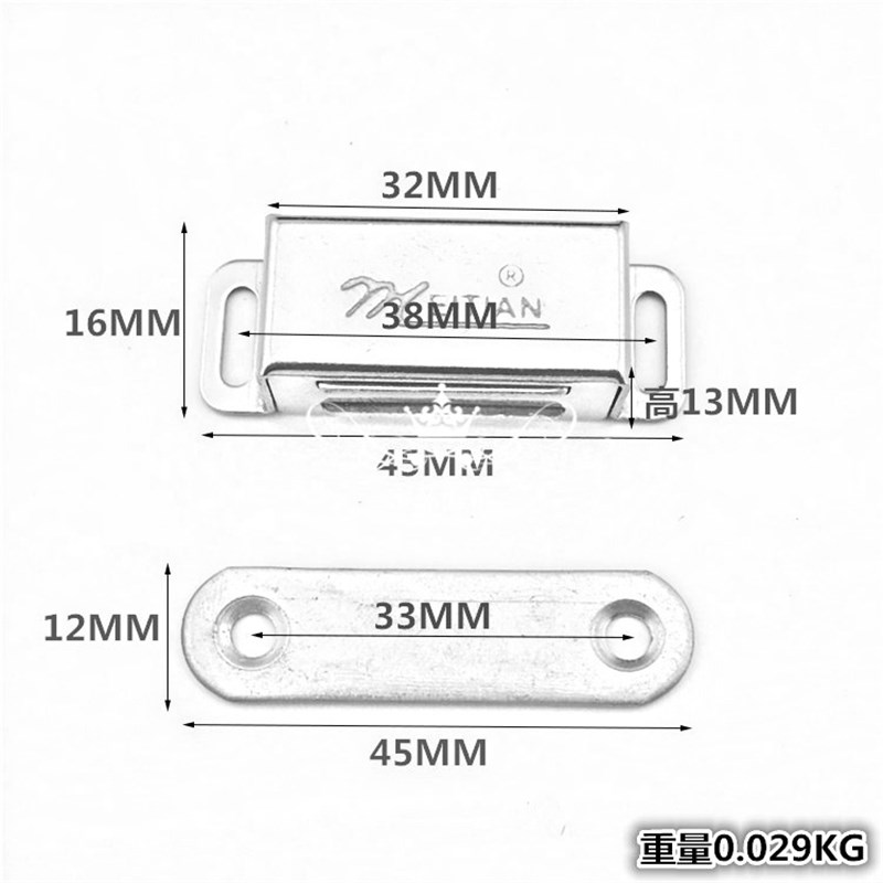 不锈钢碰磁整门吸强磁加长磁吸磁橱柜碰门锁。.磁铁珠体新品衣柜