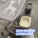 尿布台小水盆专用配件长方形椭圆形婴幼儿宝宝洗屁股PP塑料脸盆