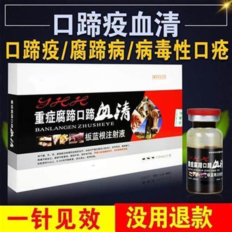 速发重症腐蹄口蹄血清烂r蹄子腐蹄病干瘸四肢不敢着地瘸包邮买10