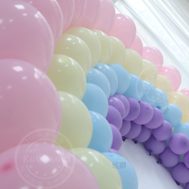 1Set Rainbow Balloon Garland Arch Kit Macaron Latex Balloon-封面