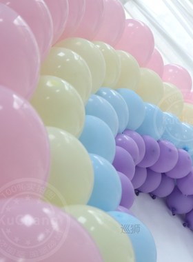 1Set Rainbow Balloon Garland Arch Kit Macaron Latex Balloon