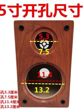 4寸5寸6.z5寸8寸10寸木质书架型喇叭喇叭箱体DOIY二分频空音箱低