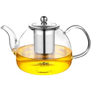 电陶炉配壶专用烧水壶侧把壶加厚玻璃茶具煮茶壶家用耐高温泡茶壶