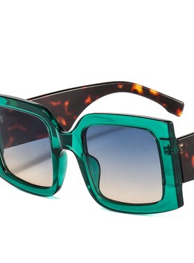 热销New Oversized Square Sunglasses Vintage Designer Women F