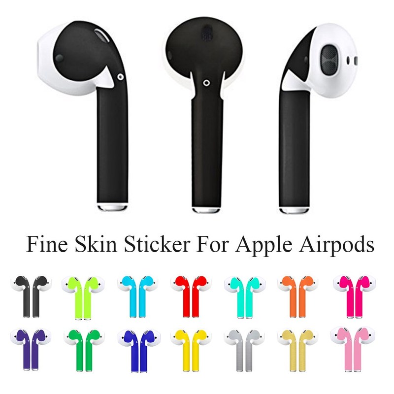 推荐Fine Skin PVC Sticker For Apple Airpods Air Pods Earphon