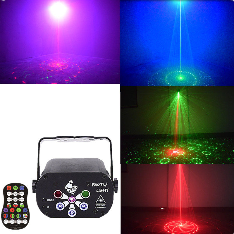 彩灯ktv酒吧舞厅七彩变s色闪灯串灯满天星旋转声控节日家用装饰灯