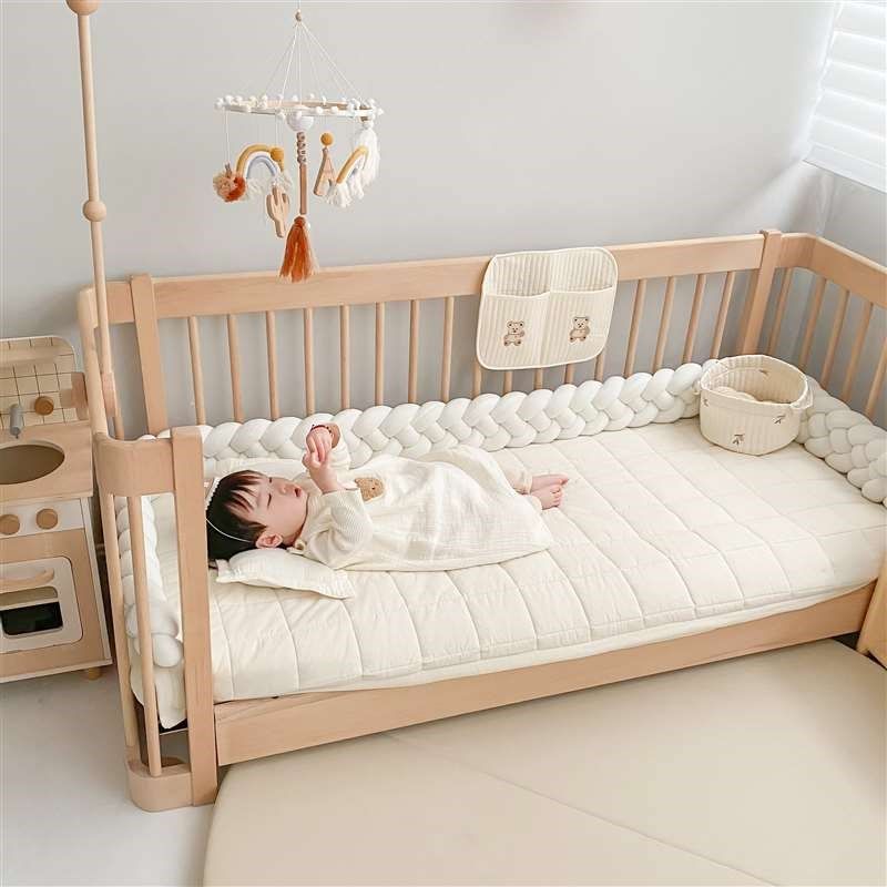 新款婴儿床床围麻花围栏软包防撞条新生儿童床围拼接床靠装饰床上,婴童用品,床围/床靠,淘宝优惠券,粉丝福利购,淘宝优惠卷