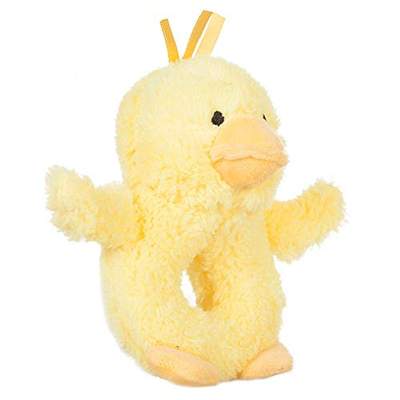 极速Apricot Lamb Baby Duck Soft Rattle Toy  Plush Stuffed An