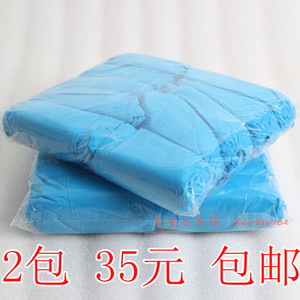 厂家一次性加厚d 不织布布鞋套 家用耐磨鞋套脚套 防滑机房 包邮
