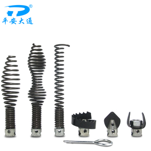 16毫米刀头下水管道疏通器疏通器弹簧软轴钻具疏通头配件工具专用