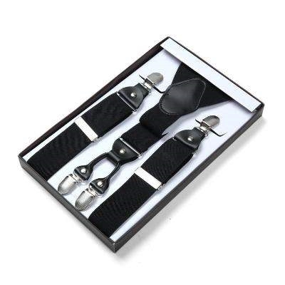 男士成人背带男款西裤吊带西装衬衫背带夹吊裤带男式胖Z人松紧防