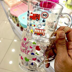 日本卡通透明漱口杯儿童小水杯卡通牙刷刷牙杯Q子宝宝压克力不易