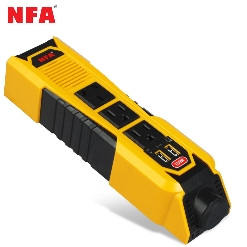 车载逆变器12/24v转220v150W汽车电源转换器多功能汽车插座充电器